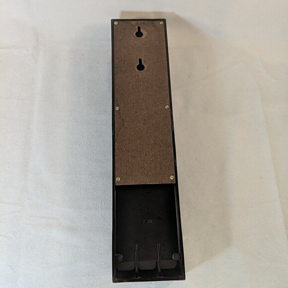 Vintage Cutco Knife Holder Wall Mount Tray Drawer 4 Slot Brown USA Made - Picture 7 of 10